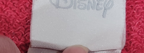 Vtg Disney red Mickey 2XL sweatshirt spellout sleeve - Picture 7 of 8